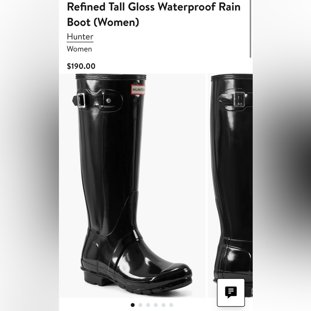 Hunter Black Rain Boots